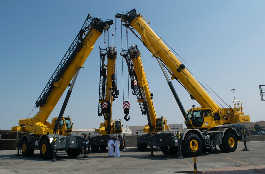 Fahad S Al Tamimi & Partners Co (Tamimi Rentals) invests in Grove rough-terrain cranes to diversify its business